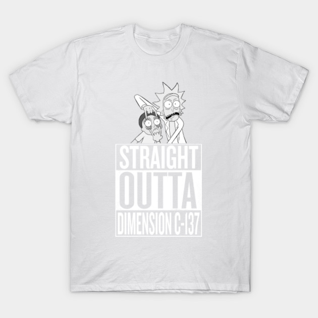 Straight Outta Dimension C-137 T-Shirt-TOZ